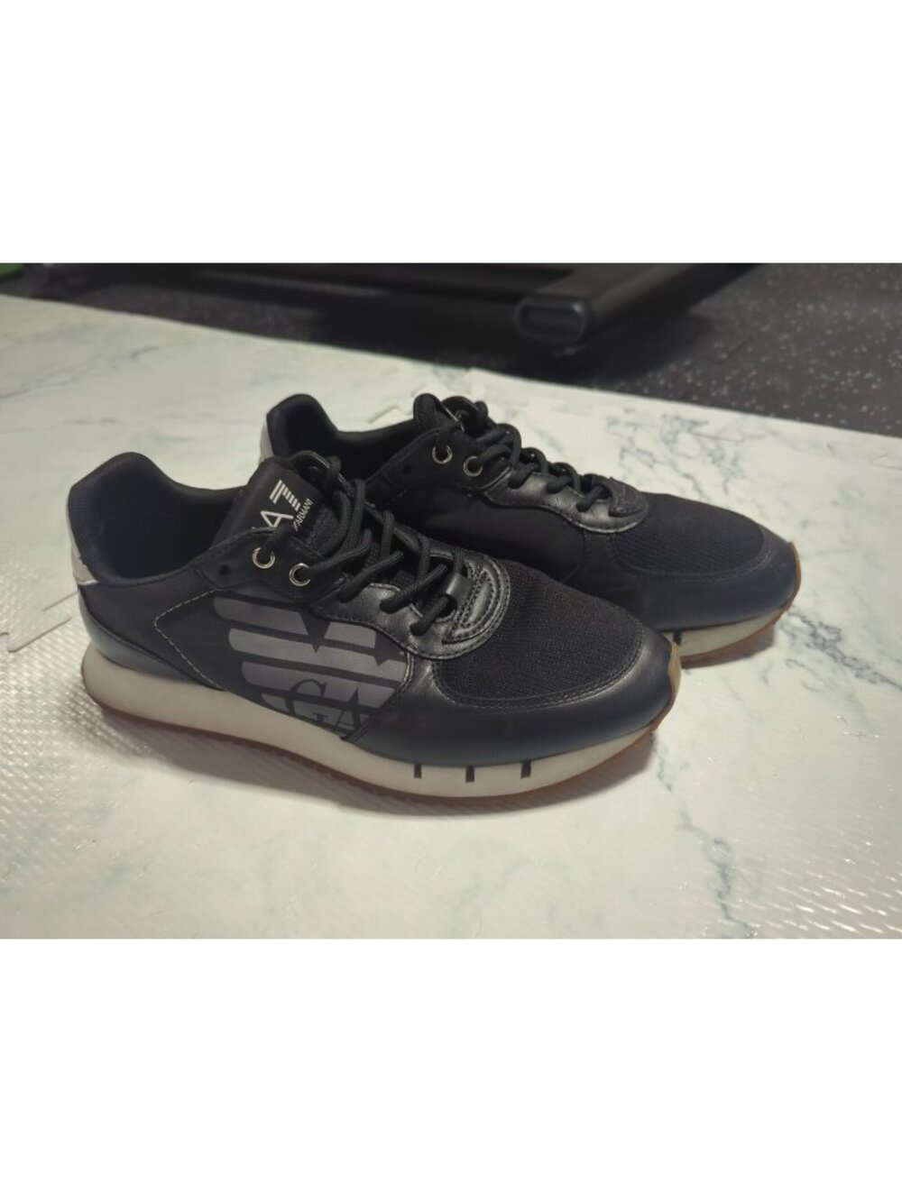 Shoes Sneaker EMPORIO ARMANI EA7  Man Sz. US 7.5 X8X114XK270 A120 Black